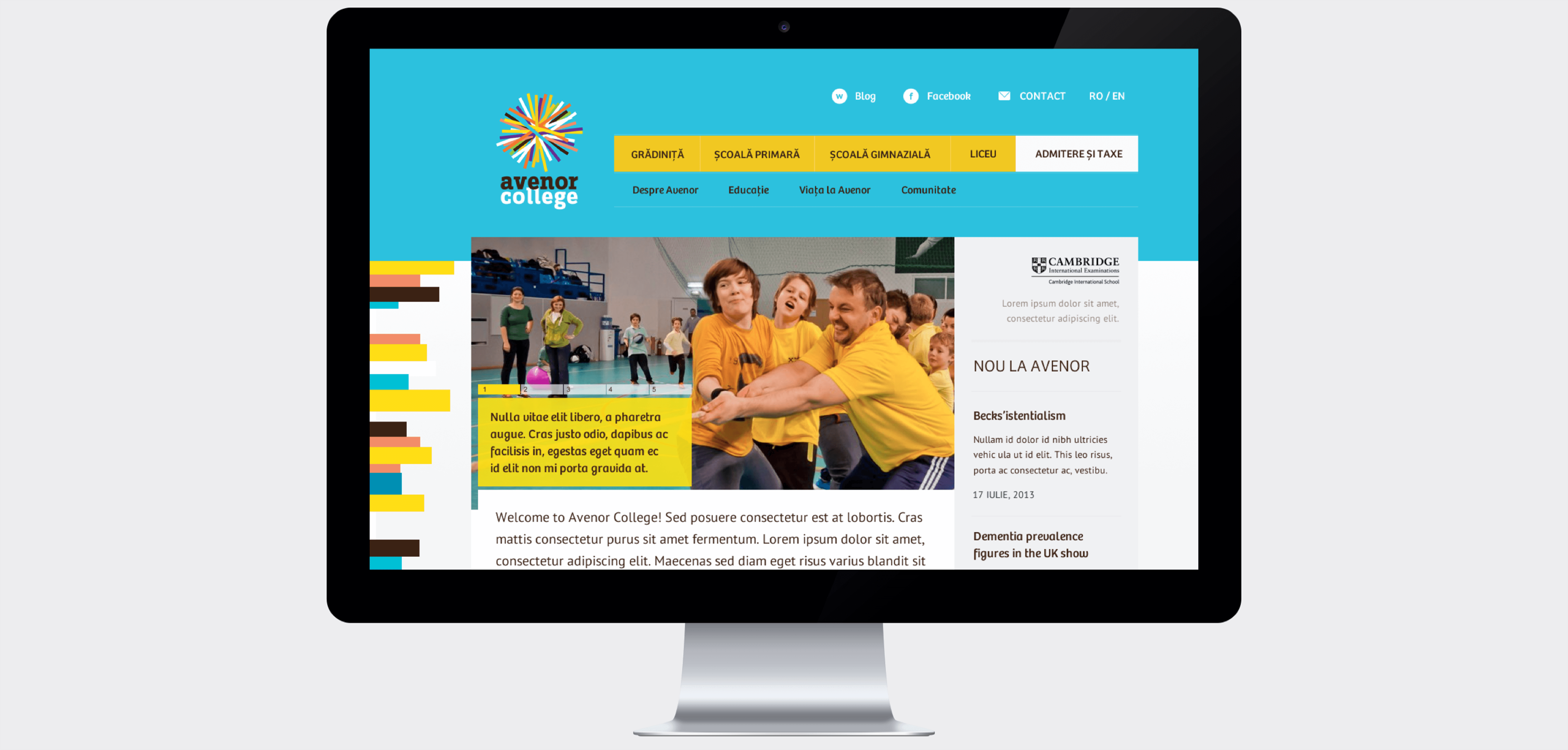 Avenor College website