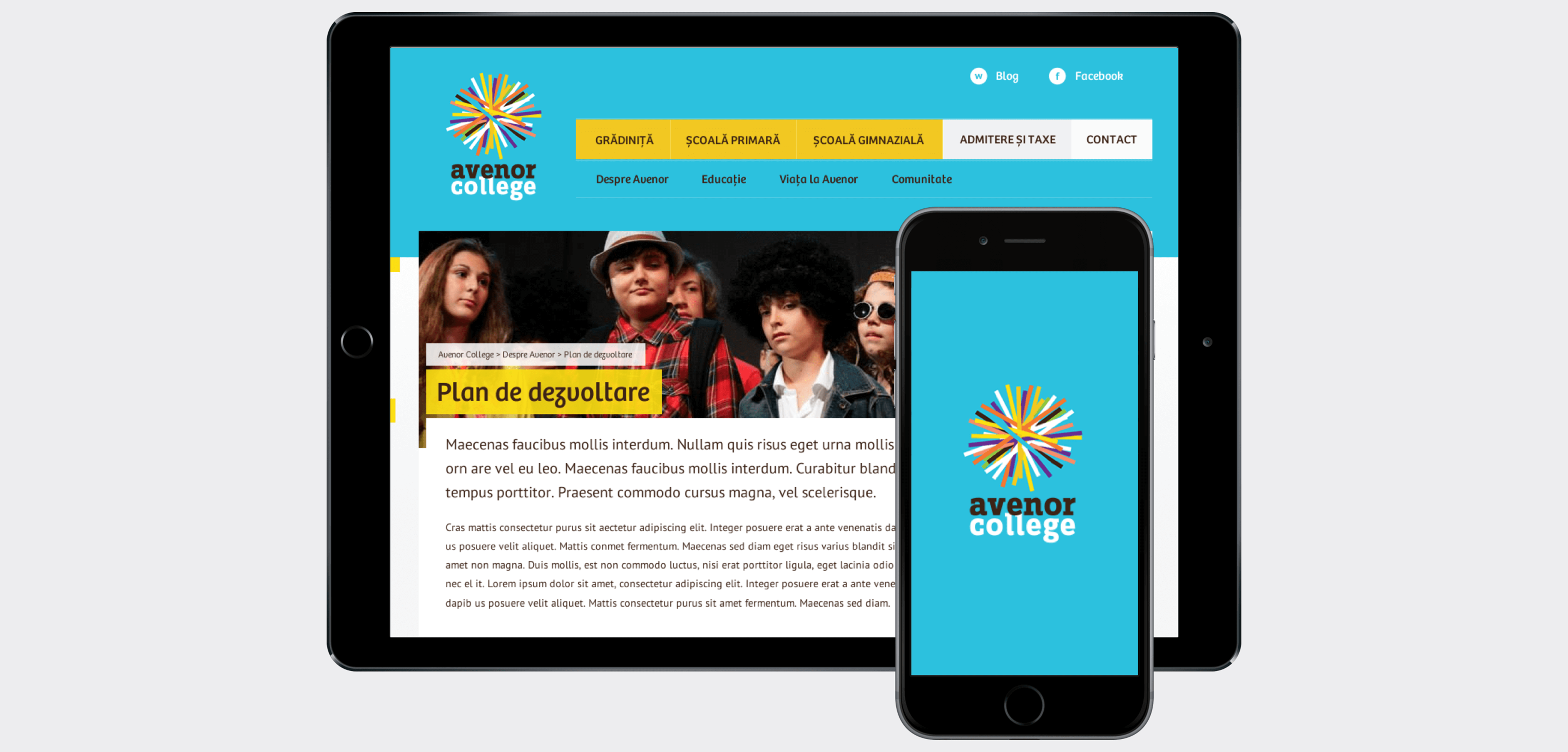 Avenor College website