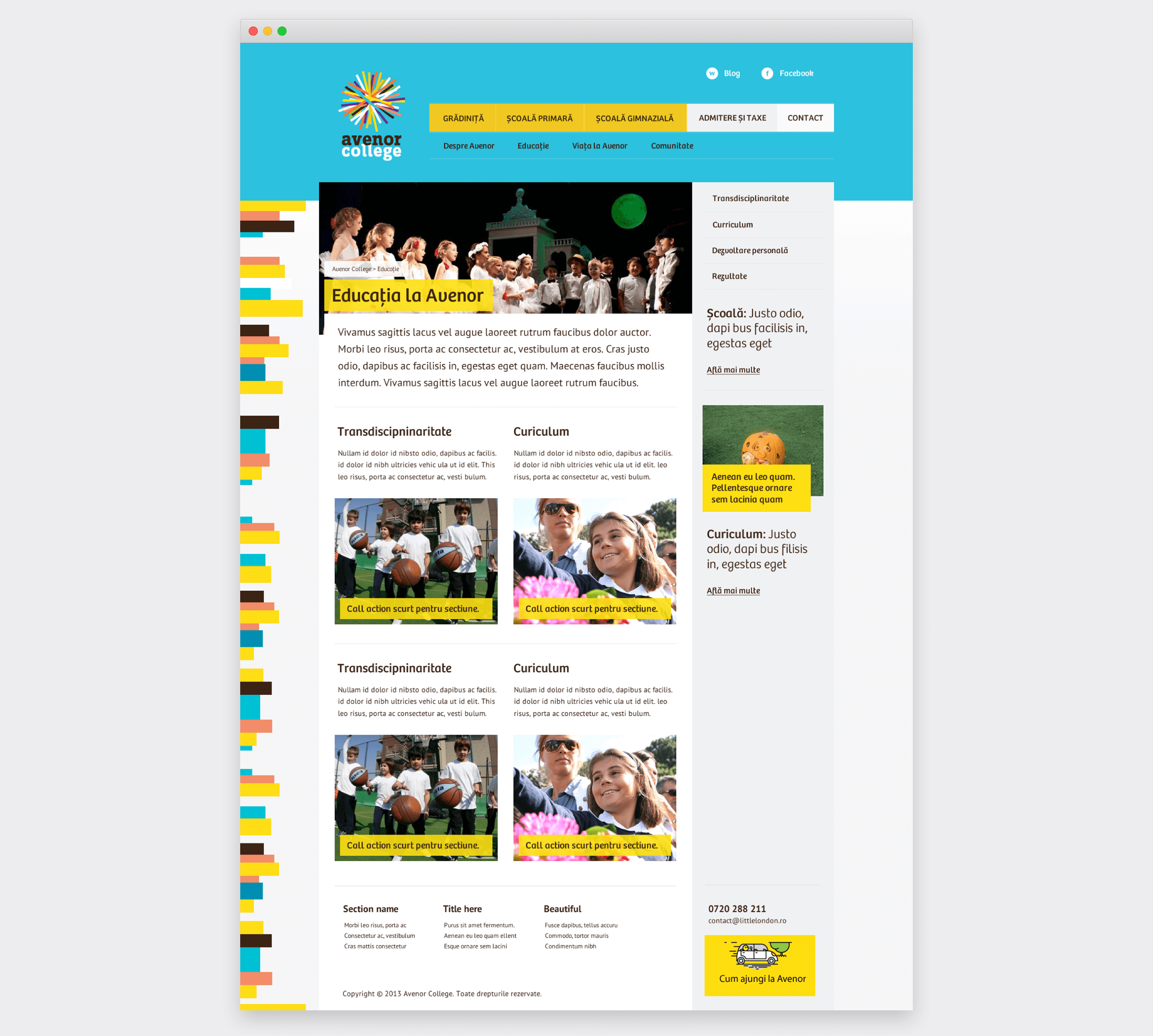 Avenor College website