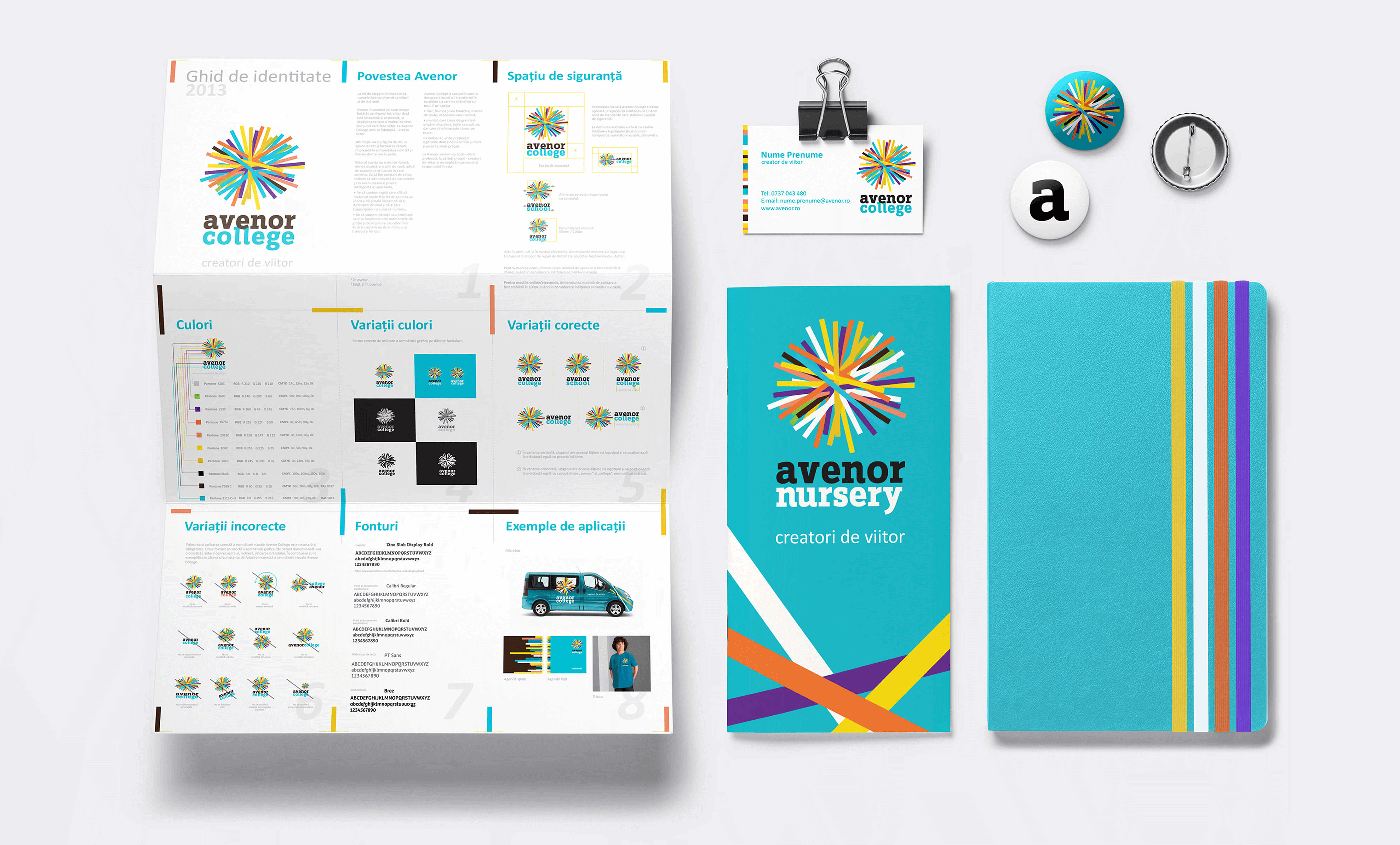 Avenor College stationery